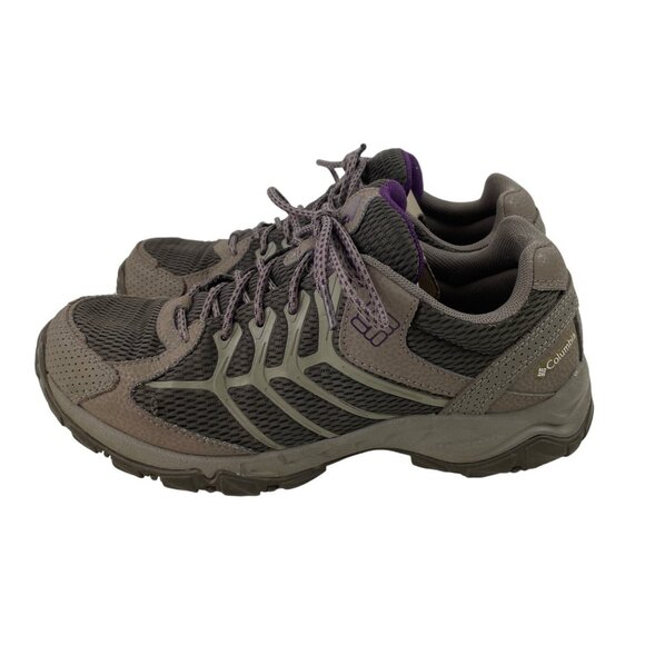 Columbia Shoes - Columbia Trailhawk Techlite Shoes Womens 10 Gray purple Hiking BL3892-255